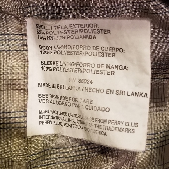 Perry Ellis Microfiber Bomber Jacket Size XXL - Picture 5 of 6